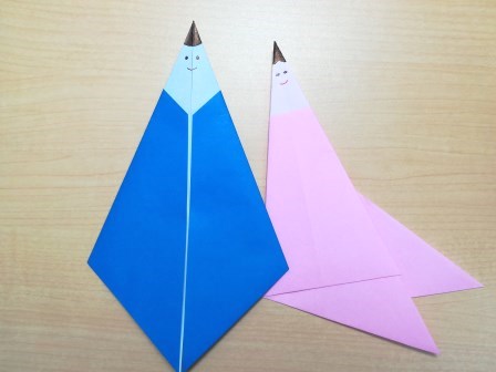 折り紙 織姫と彦星の折り方 七夕に子供も簡単画像で分かりやすく 快適lifeブログ