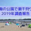 海の公園で潮干狩り2019