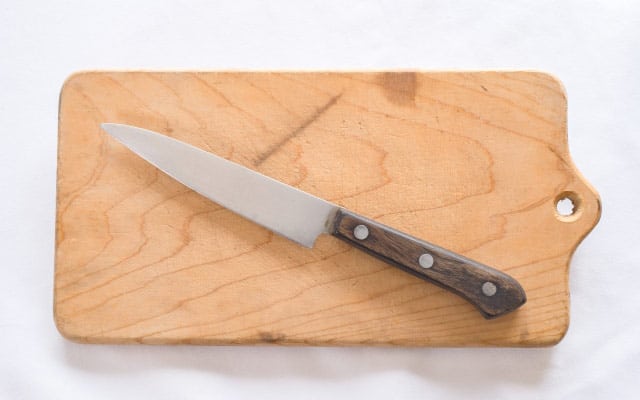 木のまな板のお手入れ