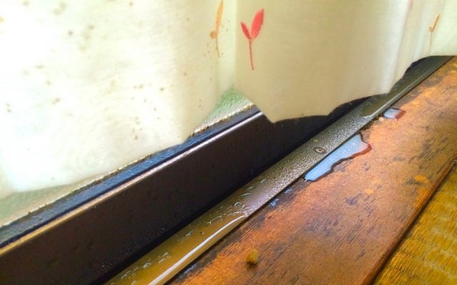 カーテンのカビ