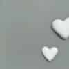 白いハート